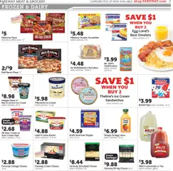 Preview of Fareway weekly ads valid from 29.09.2025 | Page: 7 | Products: Butter, Oil, Cottage cheese, Onion