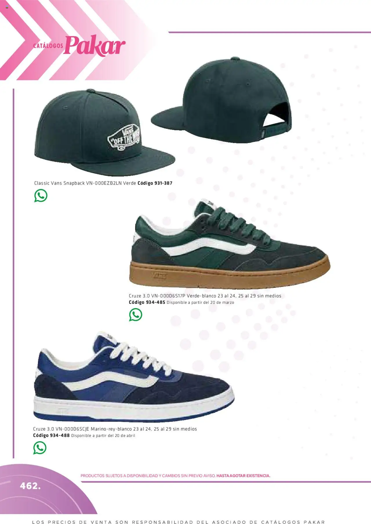 Nuevas ofertas de SC Pakar válidas en toda la República Mexicana desde el 06.03.2025. ¡Encuentra las mejores ofertas en SC Pakar catálogo Women! | Página: 462