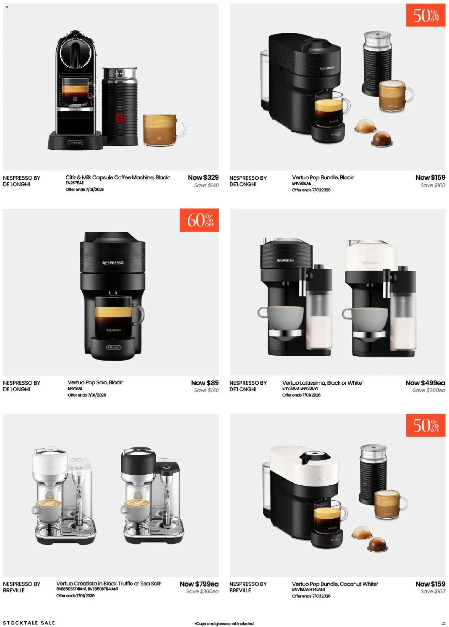 Myer catalogue - valid from 26.12.2025 | Page: 22 | Products: Cups, Milk, Coffee, Glasses