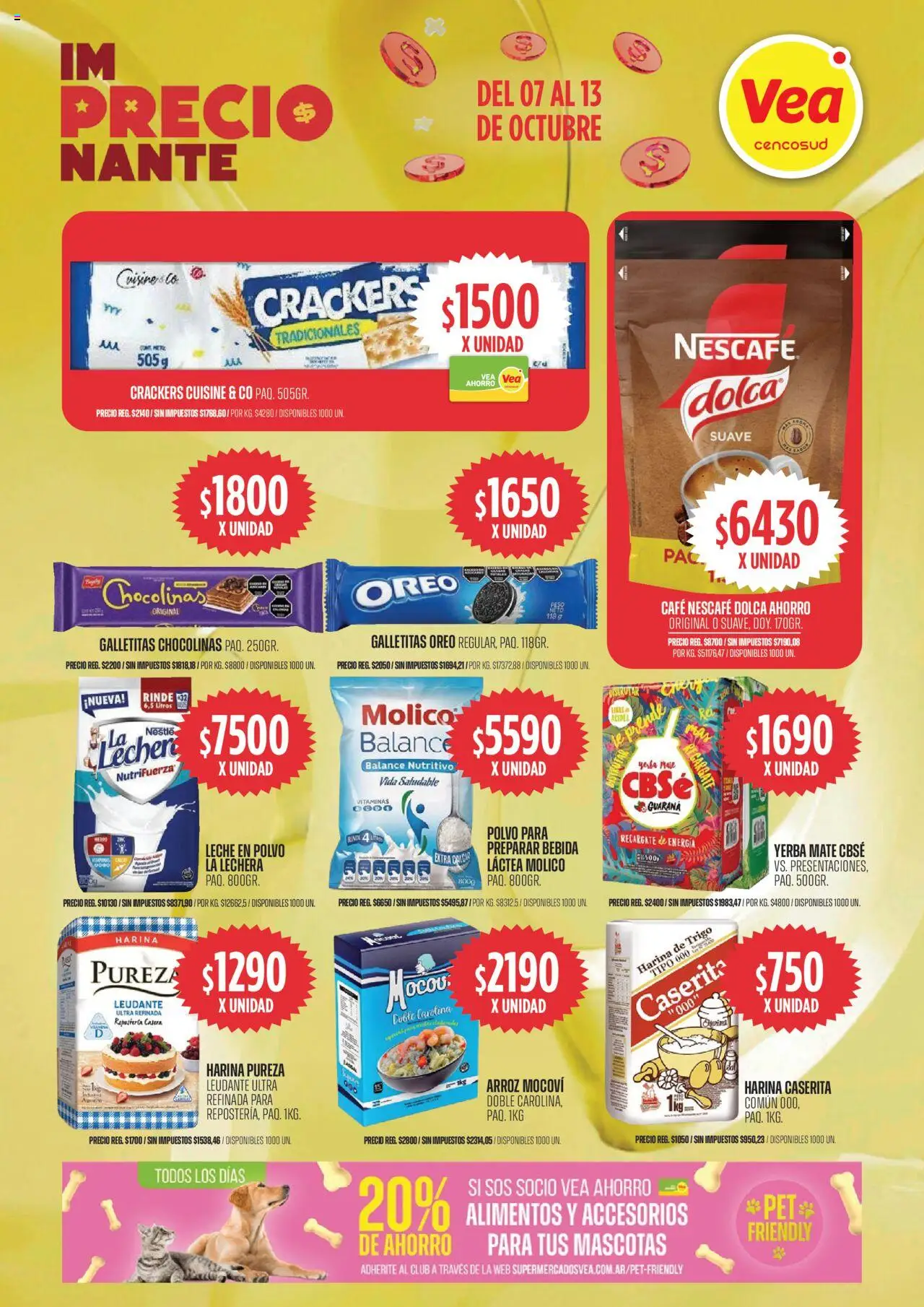 Vea ofertas │ válido desde el 07.10.2025 | Página: 2 | Productos: Leche en polvo, Leche, Café, Arroz