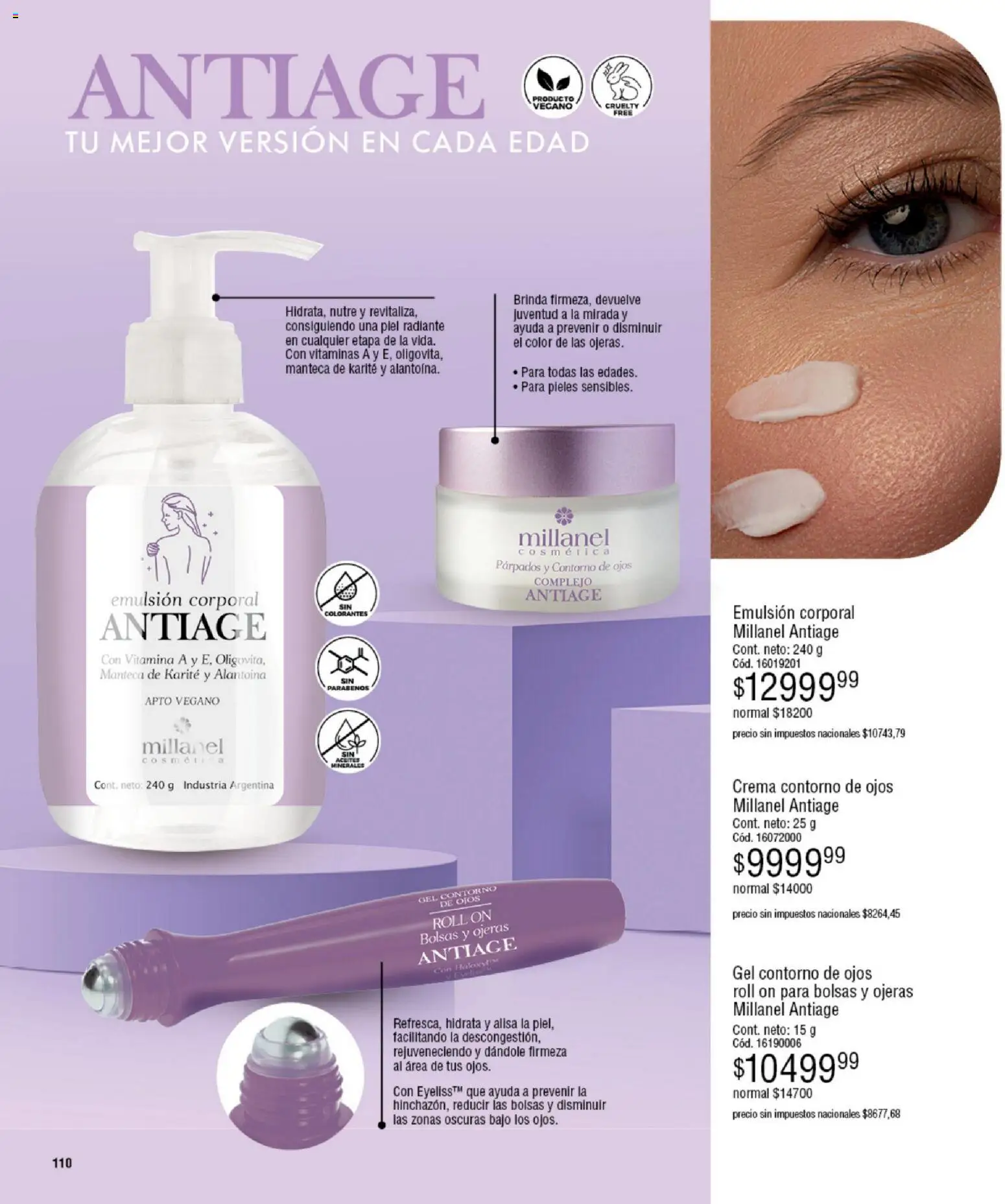 Millanel - Catálogo │ válido desde el 08.12.2025 | Página: 134 | Productos: Vitaminas, Contorno, Radiante, Crema