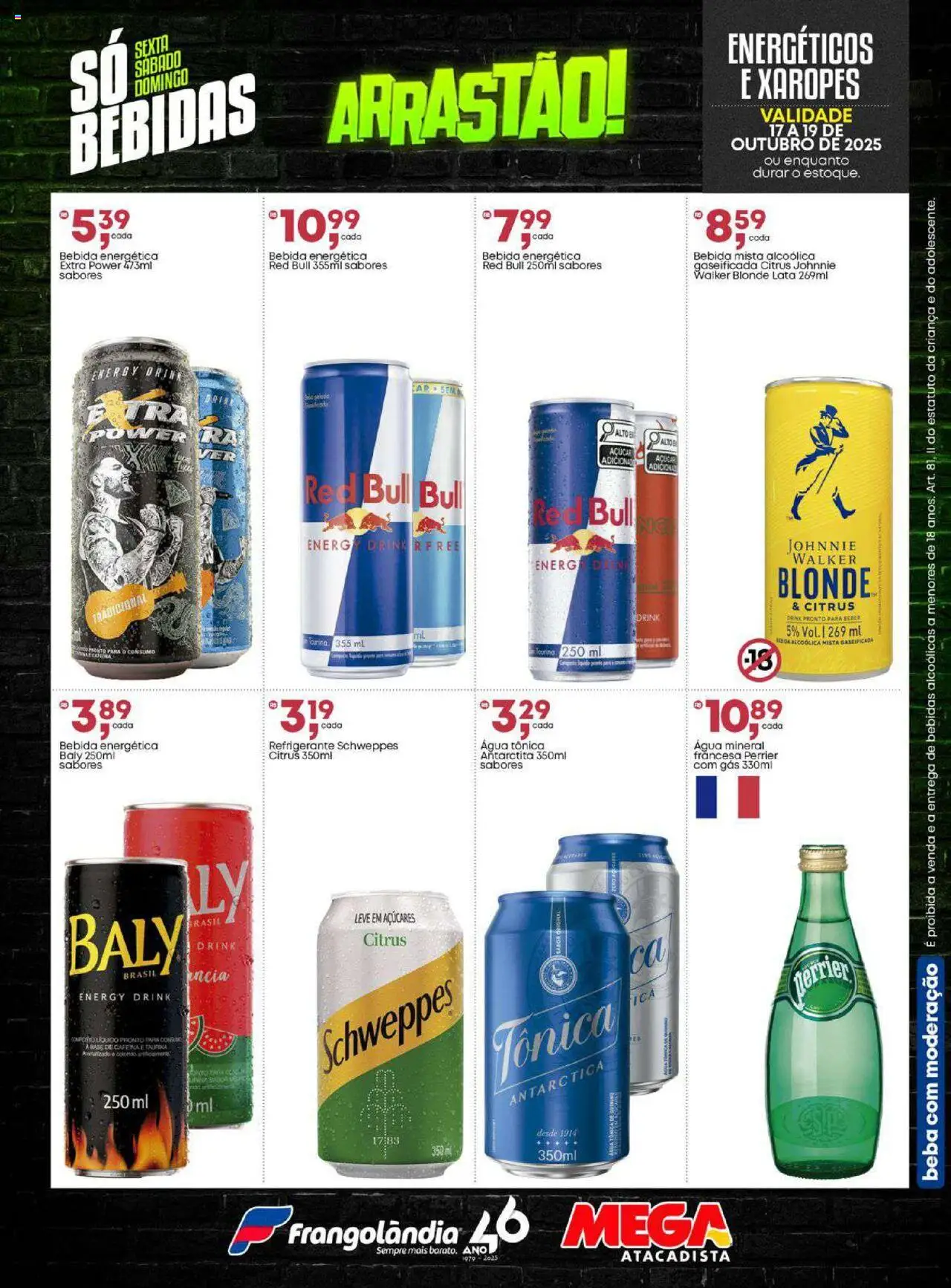 Frangolândia Folheto - válido de 17.10.2025 | Página: 2 | Produtos: Água tônica, Bebida, Açúcar, Refrigerante