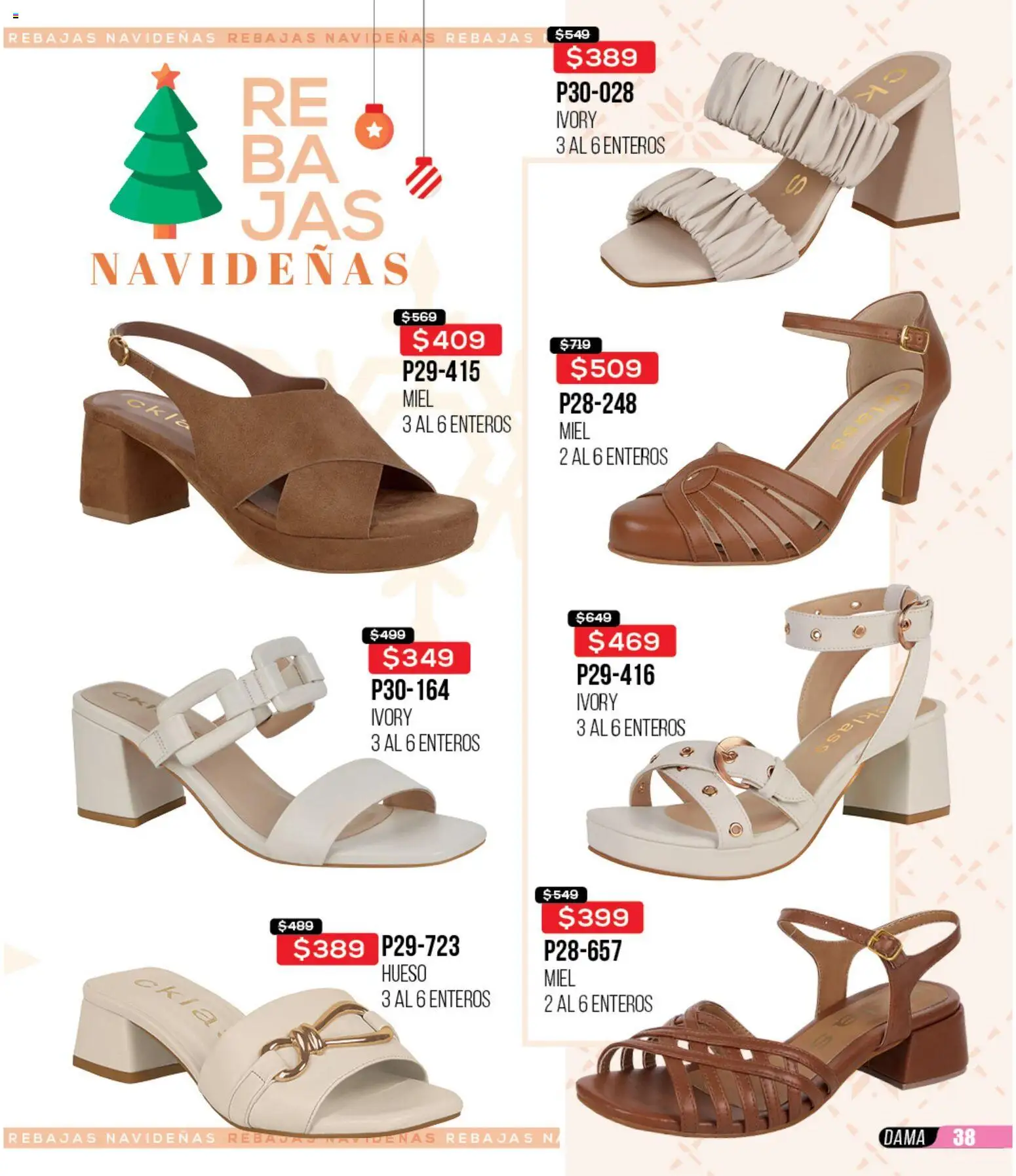 Nuevas ofertas de Cklass válidas en toda la República Mexicana desde el 30.11.2025. ¡Encuentra las mejores ofertas en Cklass catálogo Rebajas Navideñas Calzado! | Página: 39