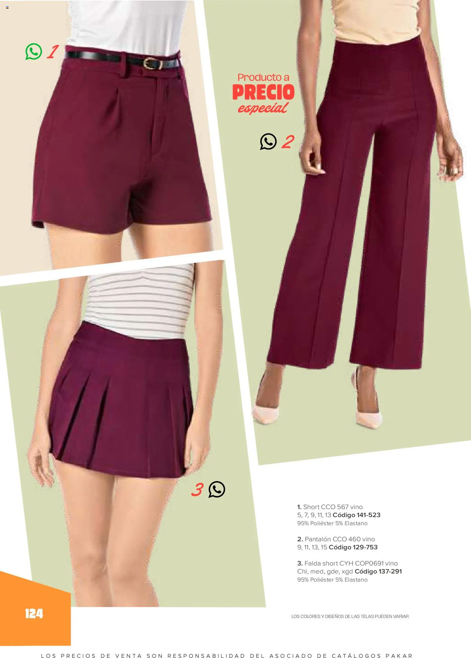 Nuevas ofertas de SC Pakar válidas en toda la República Mexicana desde el 30.01.2026. ¡Encuentra las mejores ofertas en SC Pakar catálogo Ropa! | Página: 124 | Productos: Vino, Falda, Short