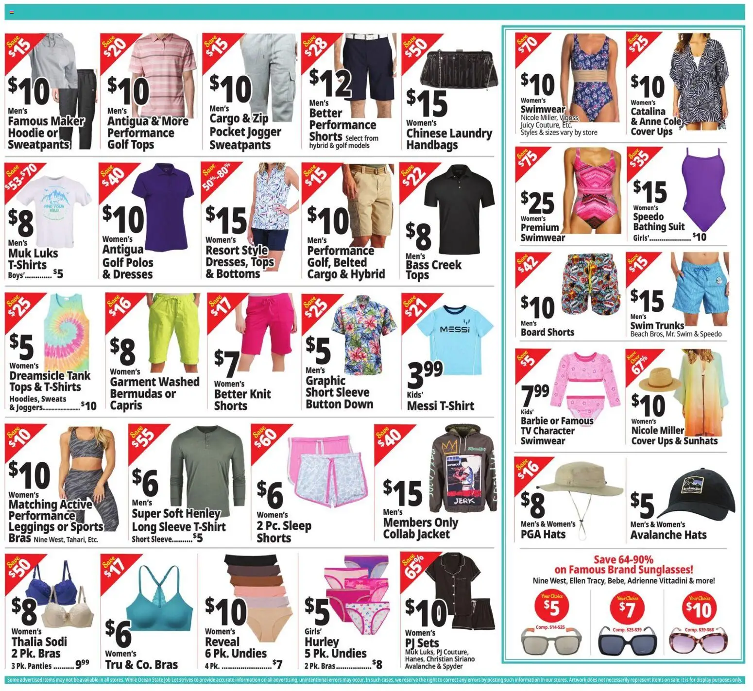 Ocean State Job Lot Weekly Ad - valid from 16.04.2026 | Page: 10 | Products: Swimwear, Jacket, Tv, UPS