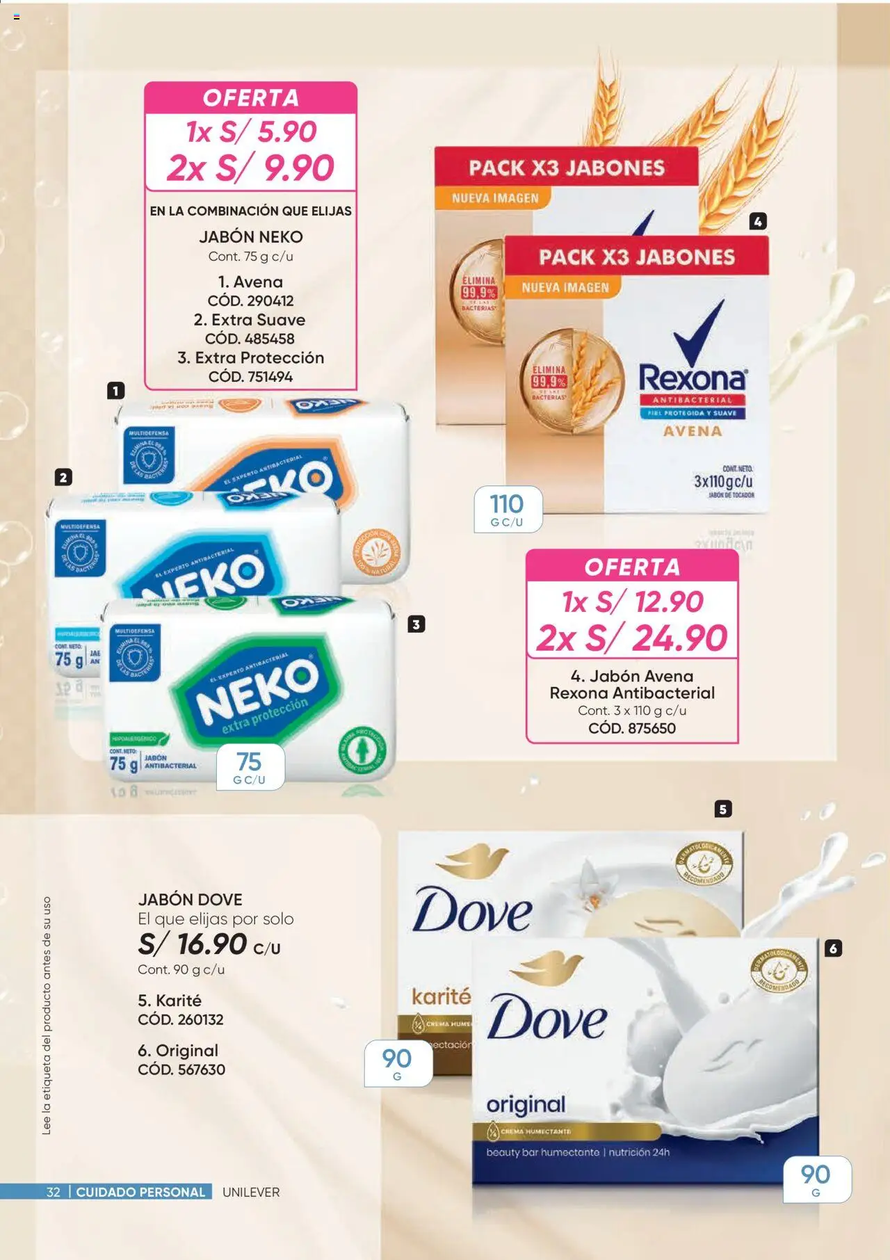 Catálogo Azzorti válido desde 28.07.2025 | Página: 32 | Productos: Jabón, Avena