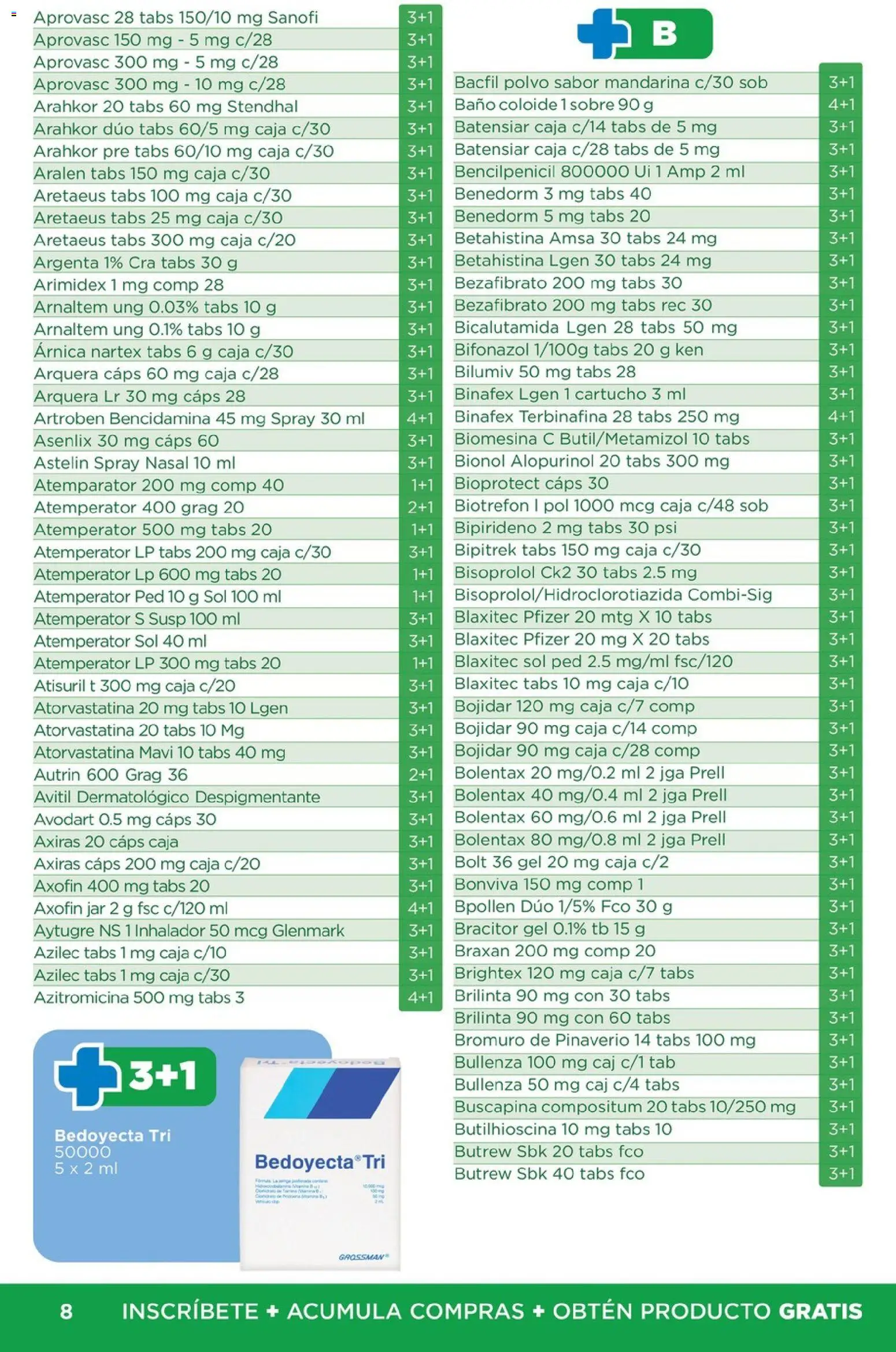 Nuevas ofertas de Chedraui válidas en toda la República Mexicana desde el 27.03.2026. ¡Encuentra las mejores ofertas en Chedraui folleto Promociones Exclusivas! | Página: 8 | Productos: Caja, Baño, Polvo, Sobre