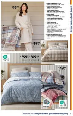 Aldi catalogue - valid from 27.08.2025 | Page: 3 | Products: Dress, Shirt, Pants, Shorts
