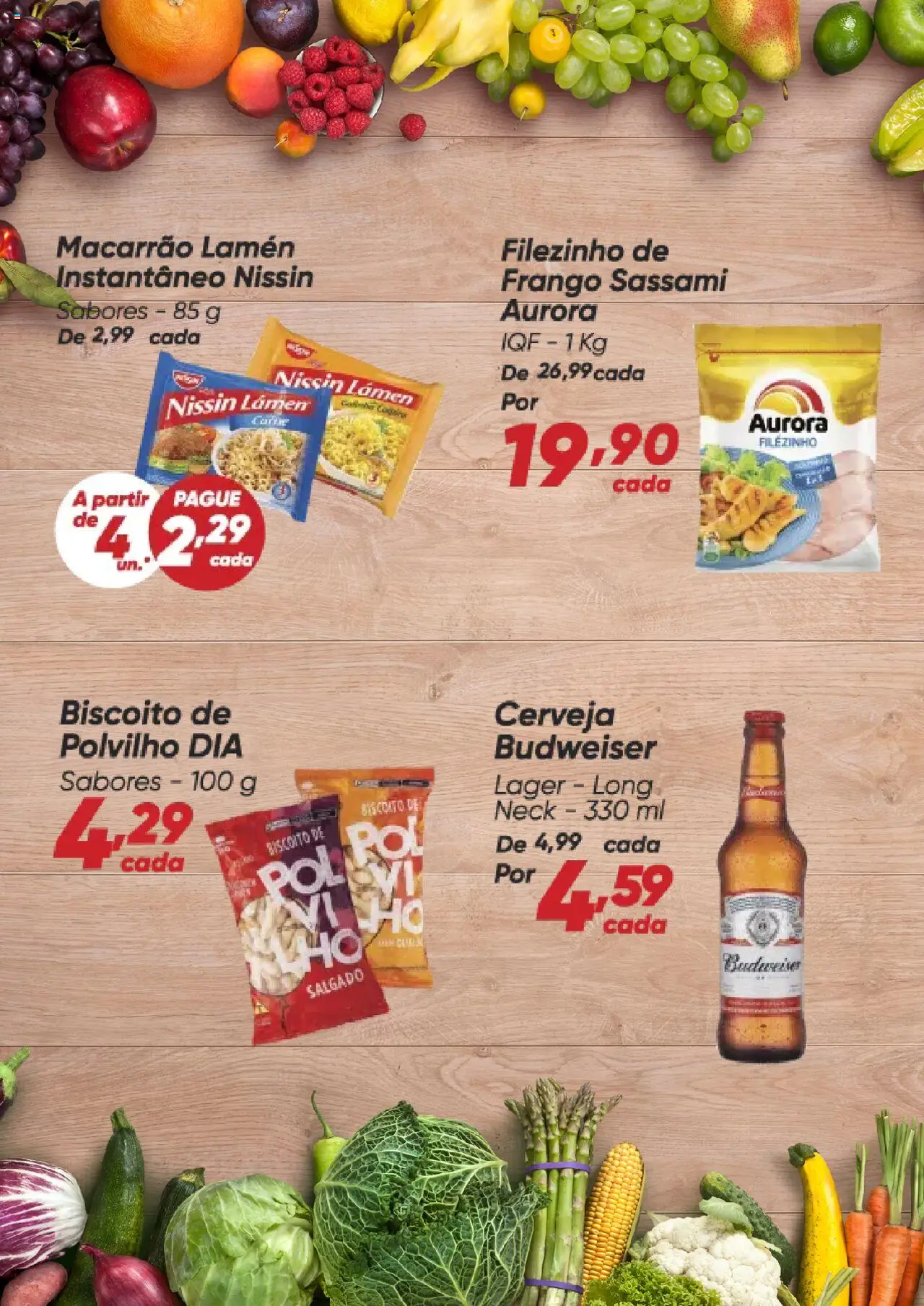 Dia Folheto - válido de 13.10.2025 | Página: 7 | Produtos: Biscoito, Polvilho, Cerveja, Macarrão