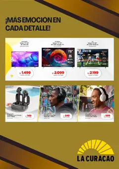 Vista previa de folleto Catálogo La Curacao  de la La Curacao válido desde 16.02.2026 | Página: 4 | Productos: Audio, Audífonos