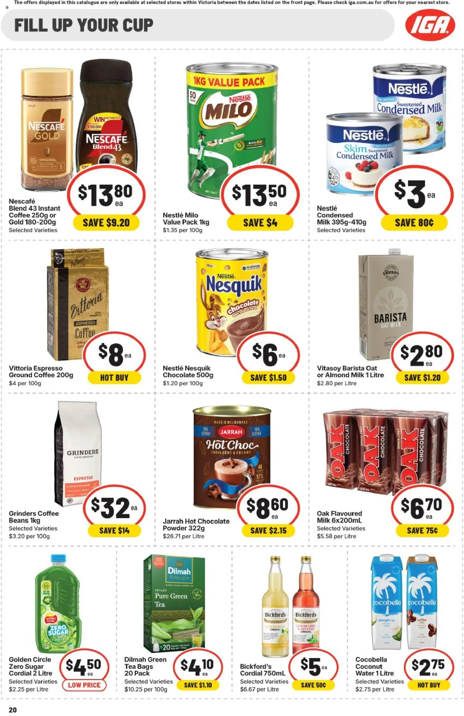 IGA catalogue - valid from 22.04.2026 | Page: 17 | Products: Milk, Dairy, Strawberries, Bag