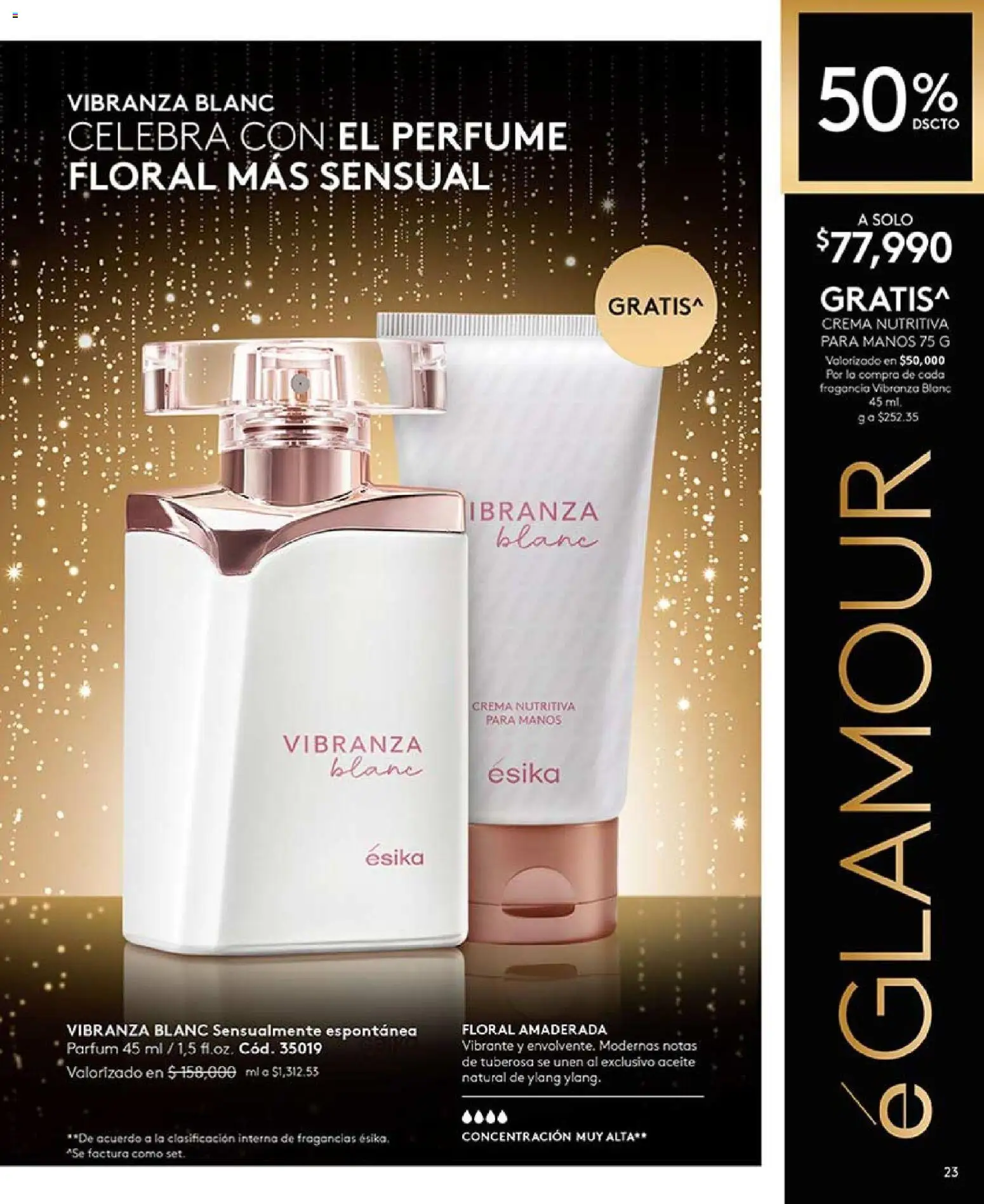 Ésika revista - valida desde el 03.11.2025 | Página: 23 | Productos: Crema, Perfume, Fragancia, Aceite