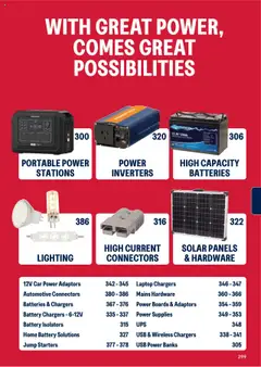 Preview of Jaycar Engineering & Scientific Catalogue 2025/2026  - valid from 09.07.2025 | Page: 299 | Products: Battery, Batteries, Laptop, Usb