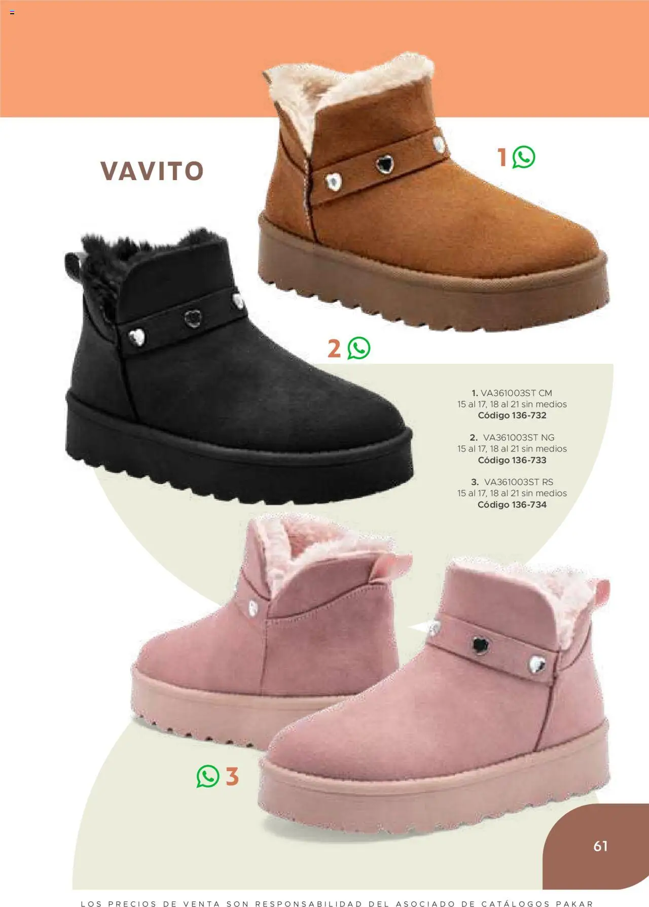 Nuevas ofertas de SC Pakar válidas en toda la República Mexicana desde el 24.07.2025. ¡Encuentra las mejores ofertas en SC Pakar - Catálogo Nina otoño / invierno! | Página: 61