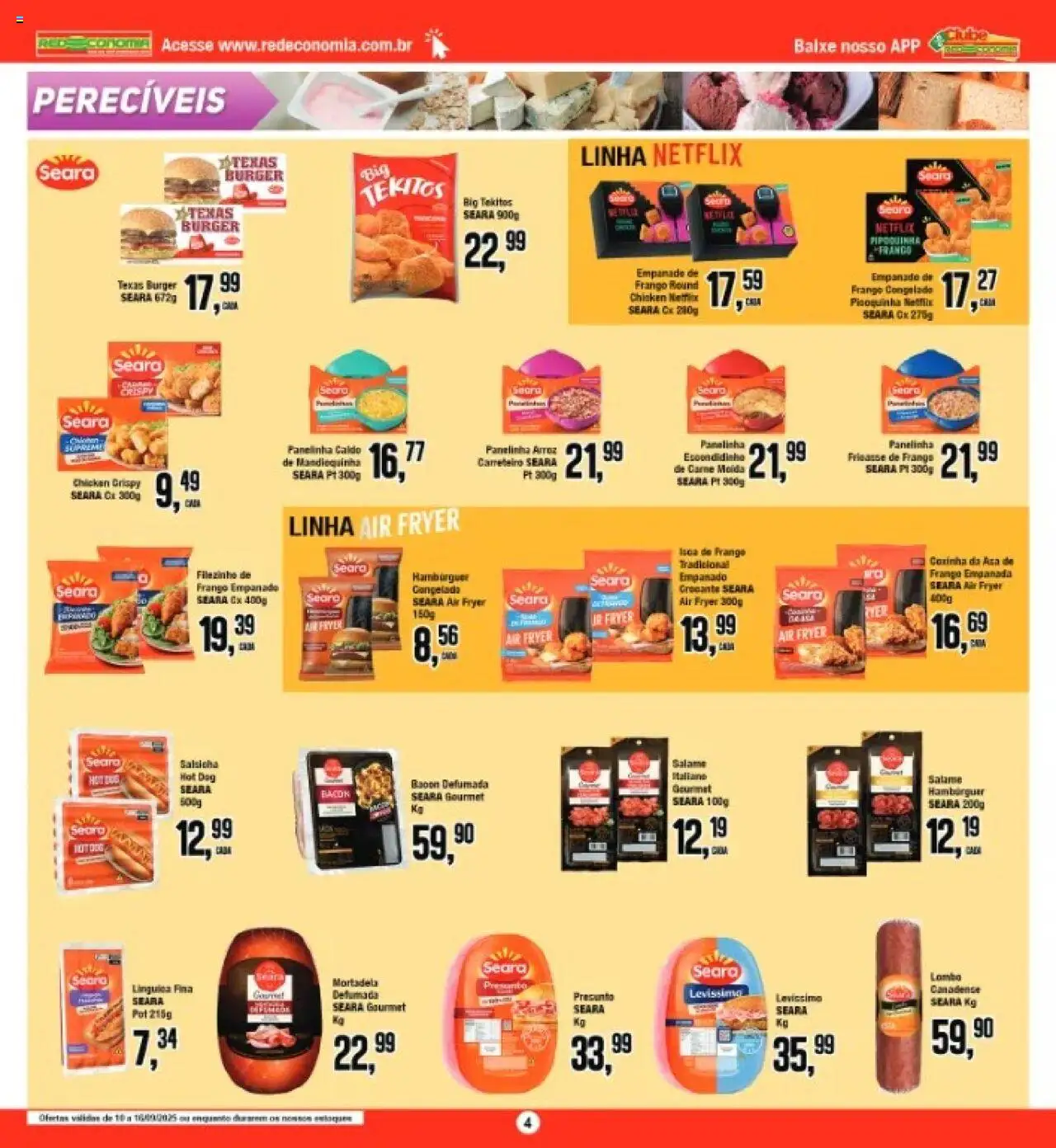 Princesa Folheto - válido de 10.09.2025 | Página: 3 | Produtos: Mandioquinha, Lombo, Salame, Presunto