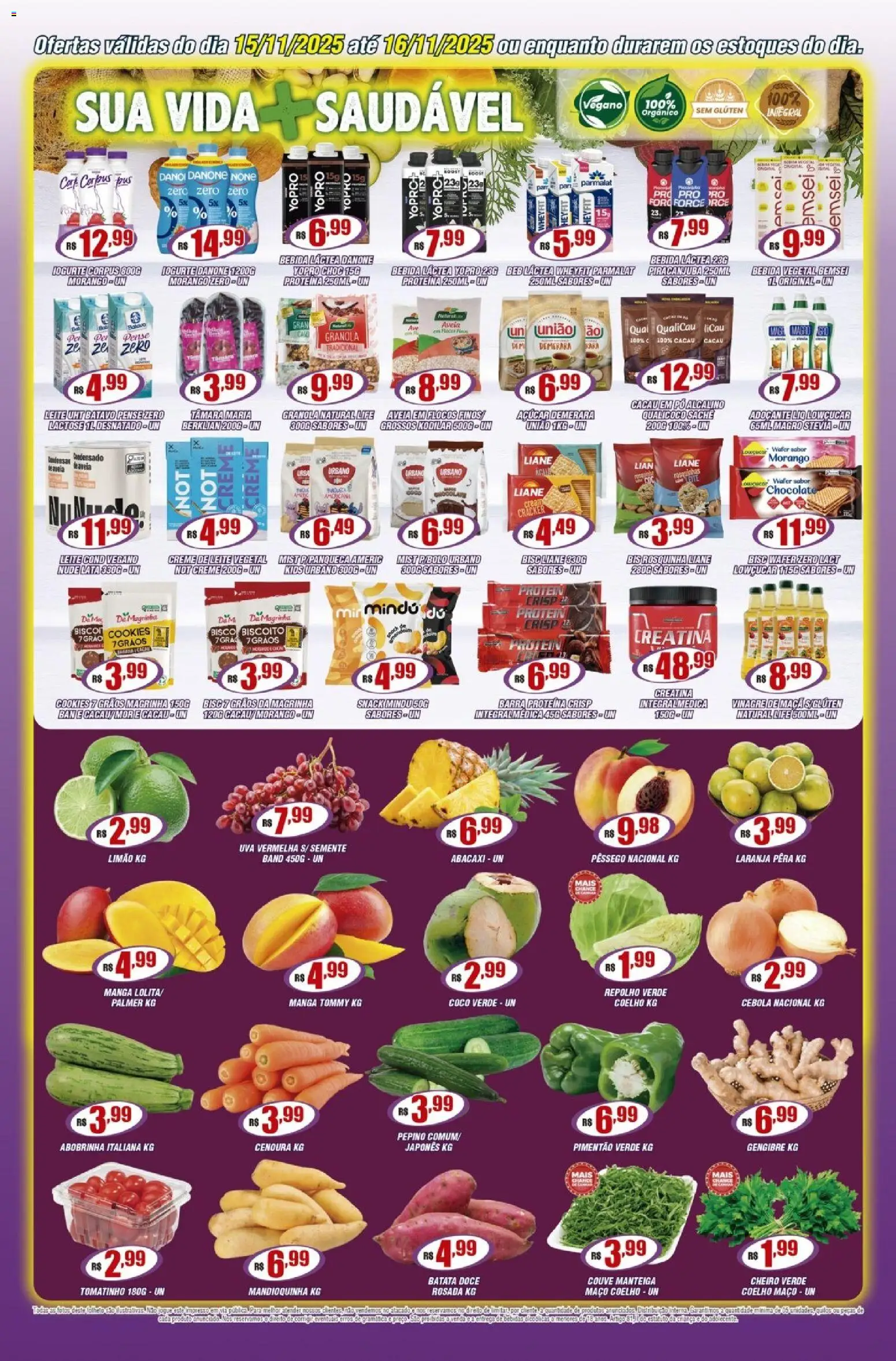 Violeta Supermercados Folheto - válido de 15.11.2025 | Página: 4 | Produtos: Coco, Pimentão, Vinagre, Repolho
