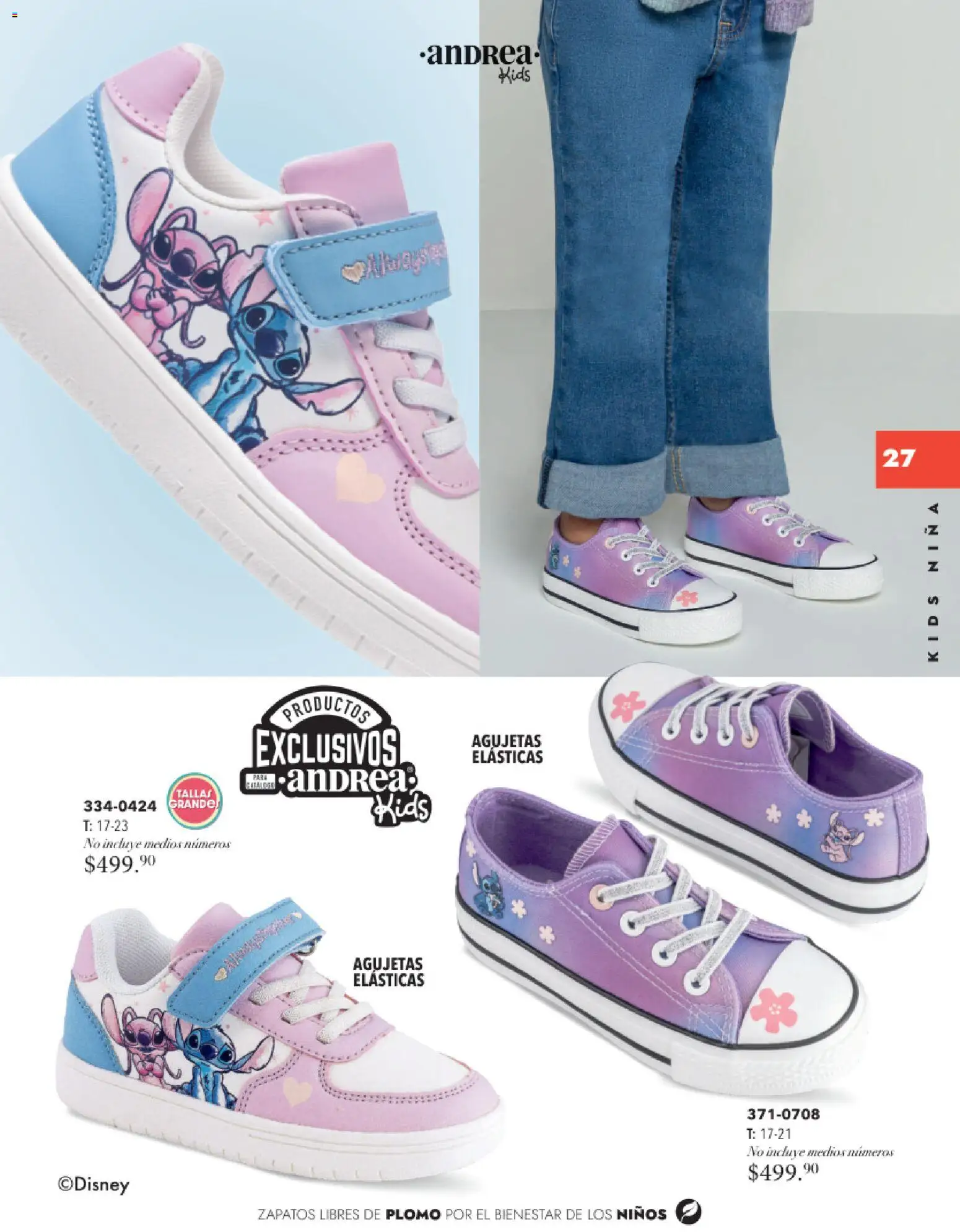 Nuevas ofertas de Andrea válidas en toda la República Mexicana desde el 26.11.2025. ¡Encuentra las mejores ofertas en Andrea catálogo Infantil Kids! | Página: 26 | Productos: Zapatos