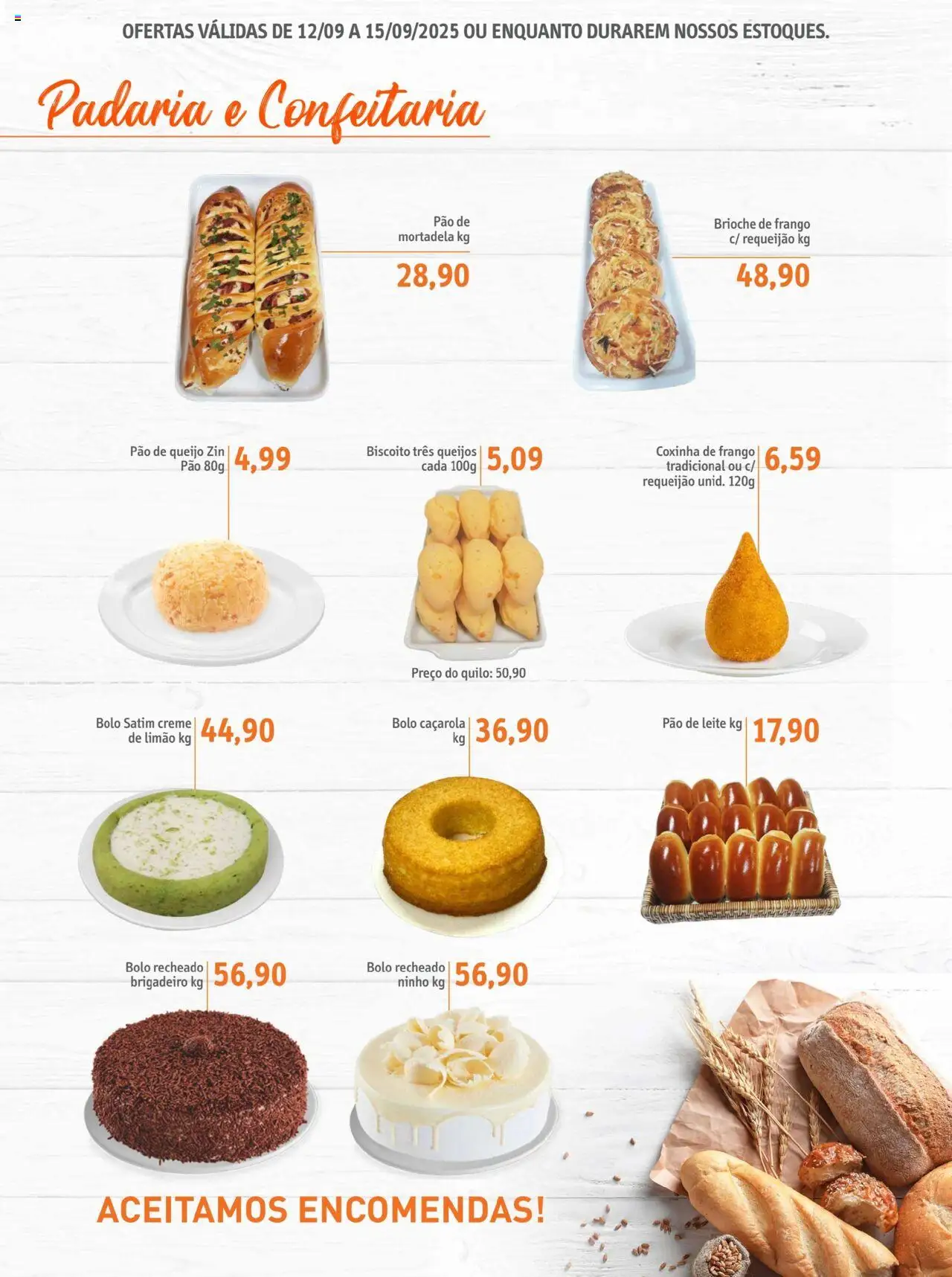 Sonda Folheto - válido de 12.09.2025 | Página: 4 | Produtos: Biscoito, Leite, Creme, Pão de queijo