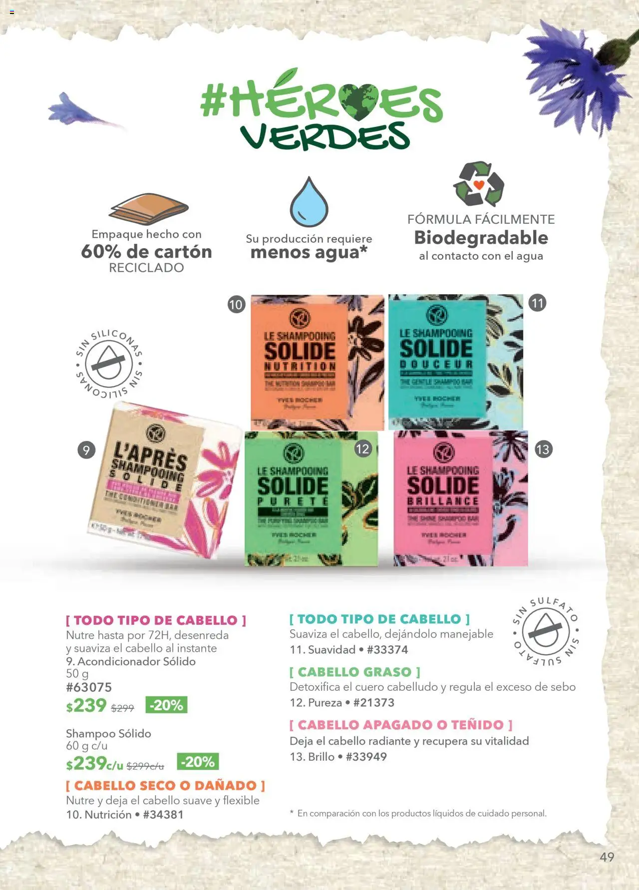 Nuevas ofertas de Yves Rocher válidas en toda la República Mexicana desde el 18.09.2025. ¡Encuentra las mejores ofertas en Yves Rocher - Campaña 13 2025! | Página: 49 | Productos: Agua, Radiante, Flexible, Acondicionador