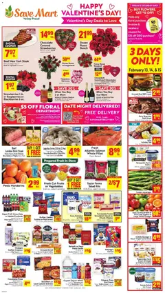 Preview of Save Mart weekly ads valid from 11.02.2026