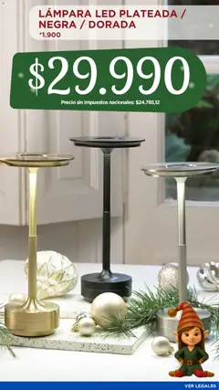 Vista previa La Anonima Mesa Navideña válido desde el 11.12.2025 | Página: 6 | Productos: Lámpara