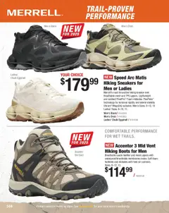 Cabela's Spring Fishing Master 25 - valid from 27.01.2025 | Page: 568 | Products: Hiking Boots, Sneakers, Boots
