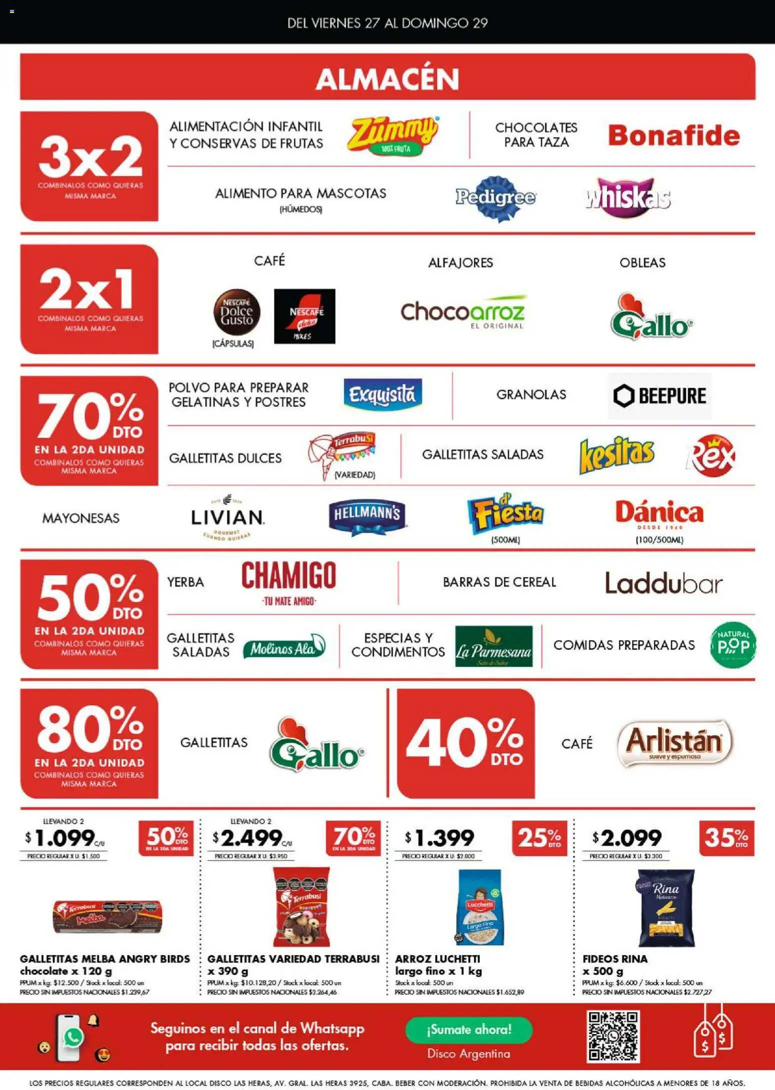 Disco ofertas │ válido desde el 27.03.2026 | Página: 2 | Productos: Disco, Mate, Café, Arroz