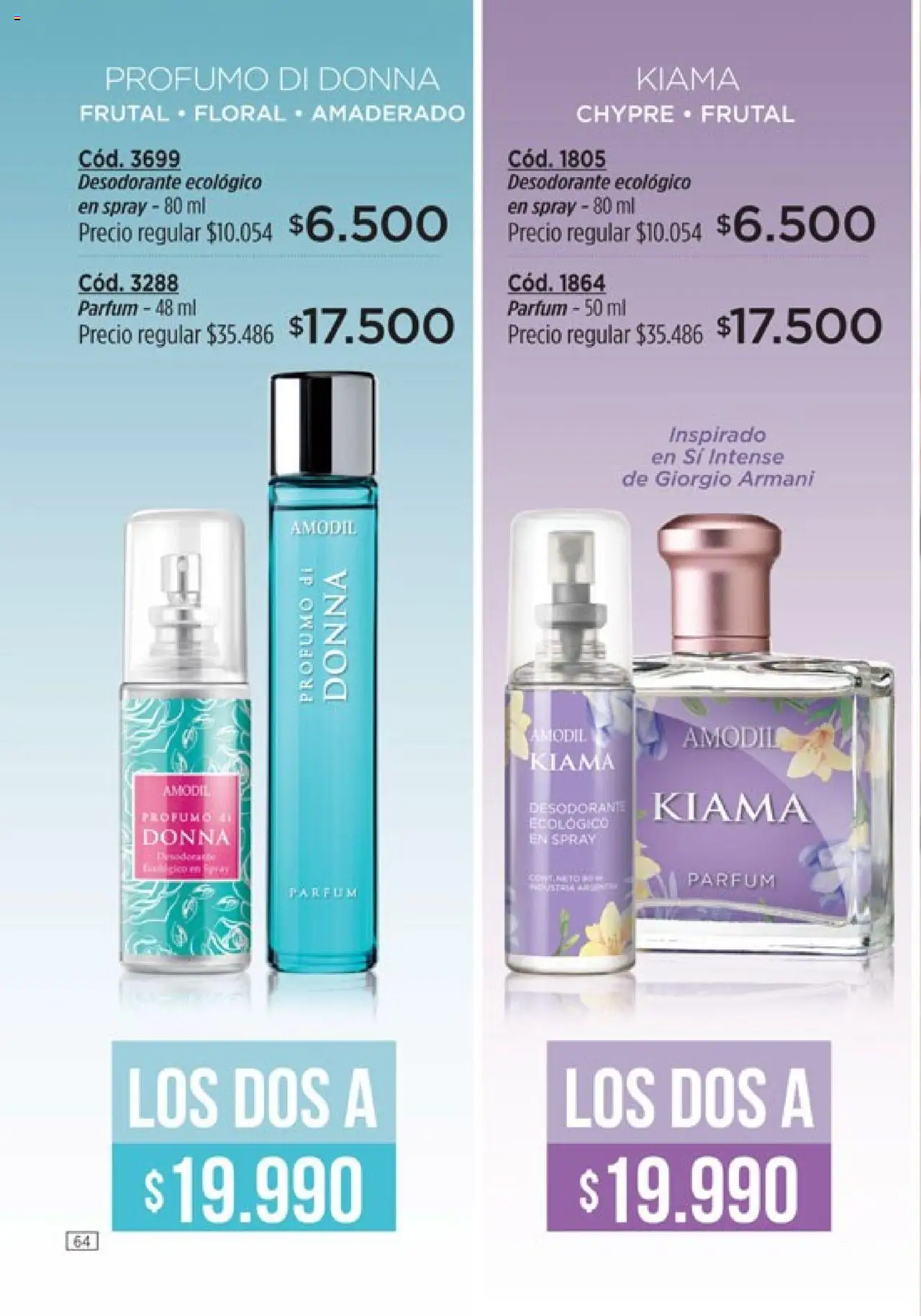 Catálogo Amodil Campaña 12 │ válido desde el 26.06.2025 | Página: 64 | Productos: Desodorante