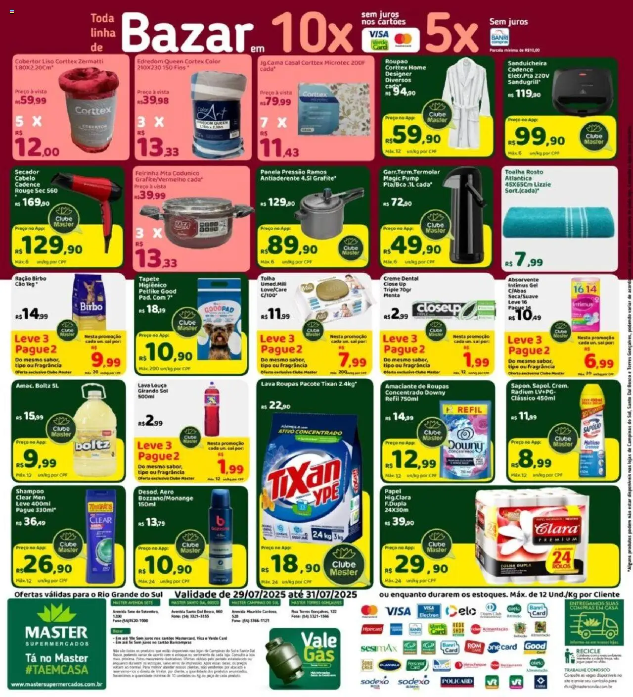 Master Folheto - válido de 29.07.2025 | Página: 4 | Produtos: Fragrância, Edredom, Tapete, Creme
