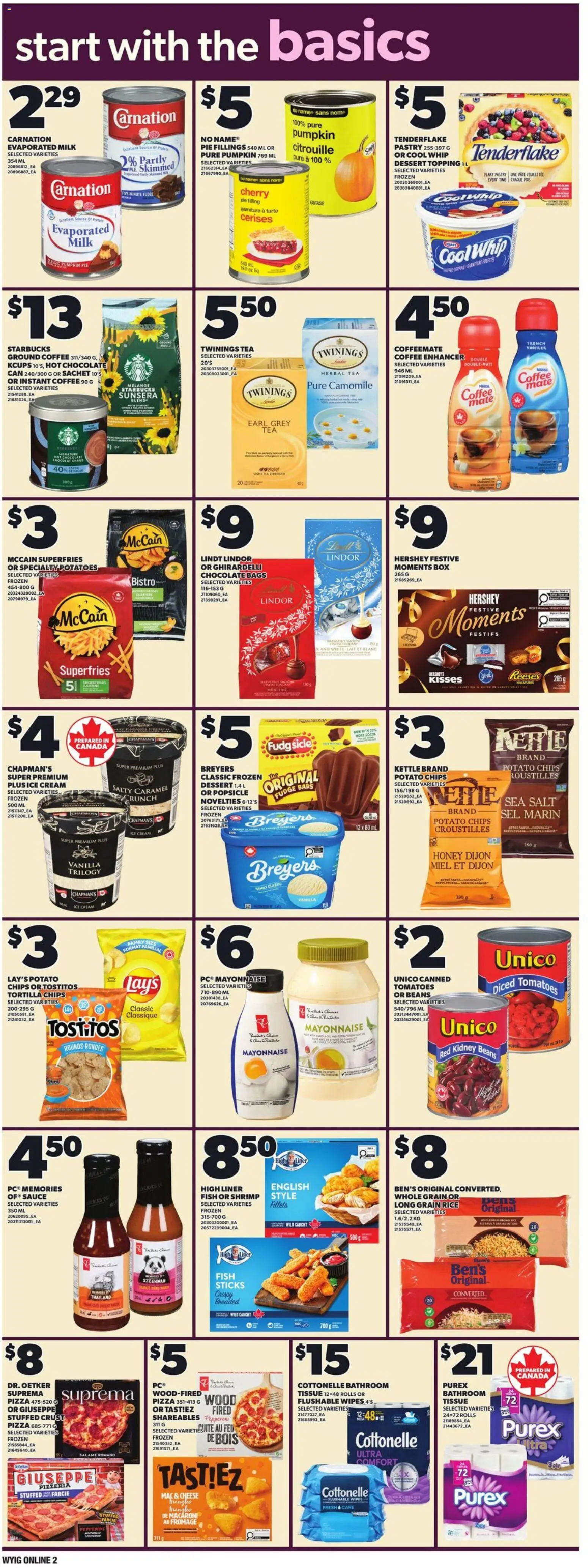Loblaws flyer valid from 18.12.2025 | Page: 13 | Products: Ice cream, Box, Oil, Pizza