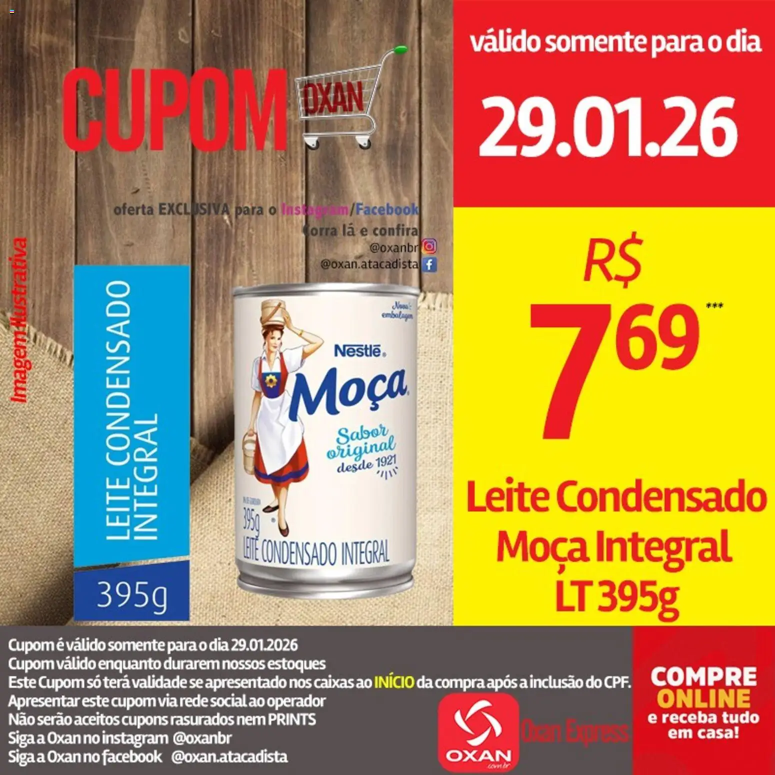 Oxan Atacadista Folheto - válido de 29.01.2026 | Página: 11 | Produtos: Leite, Leite condensado