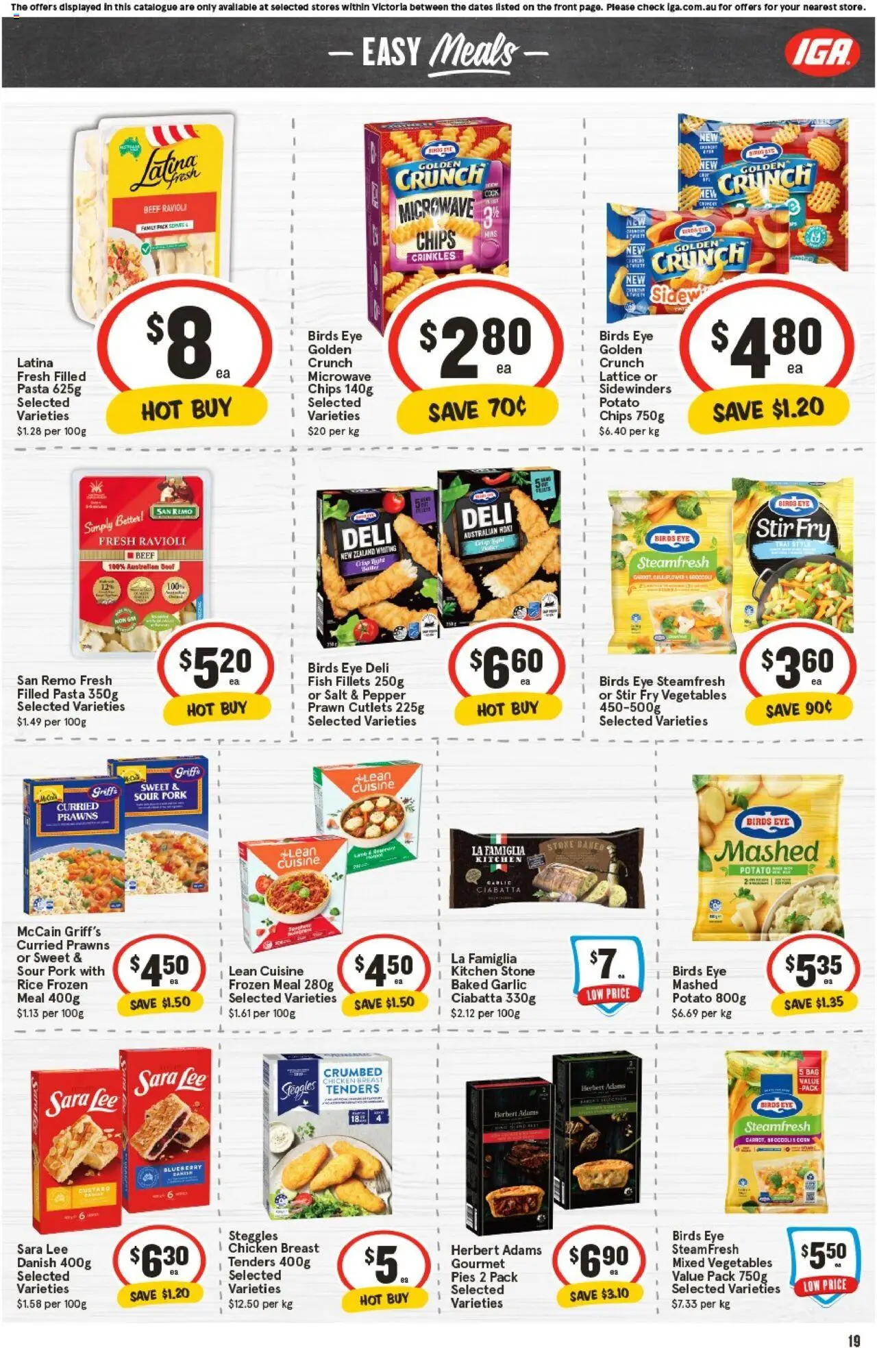 IGA catalogue - valid from 08.10.2025 | Page: 22 | Products: Chicken, Noodles, Sauce, Tuna