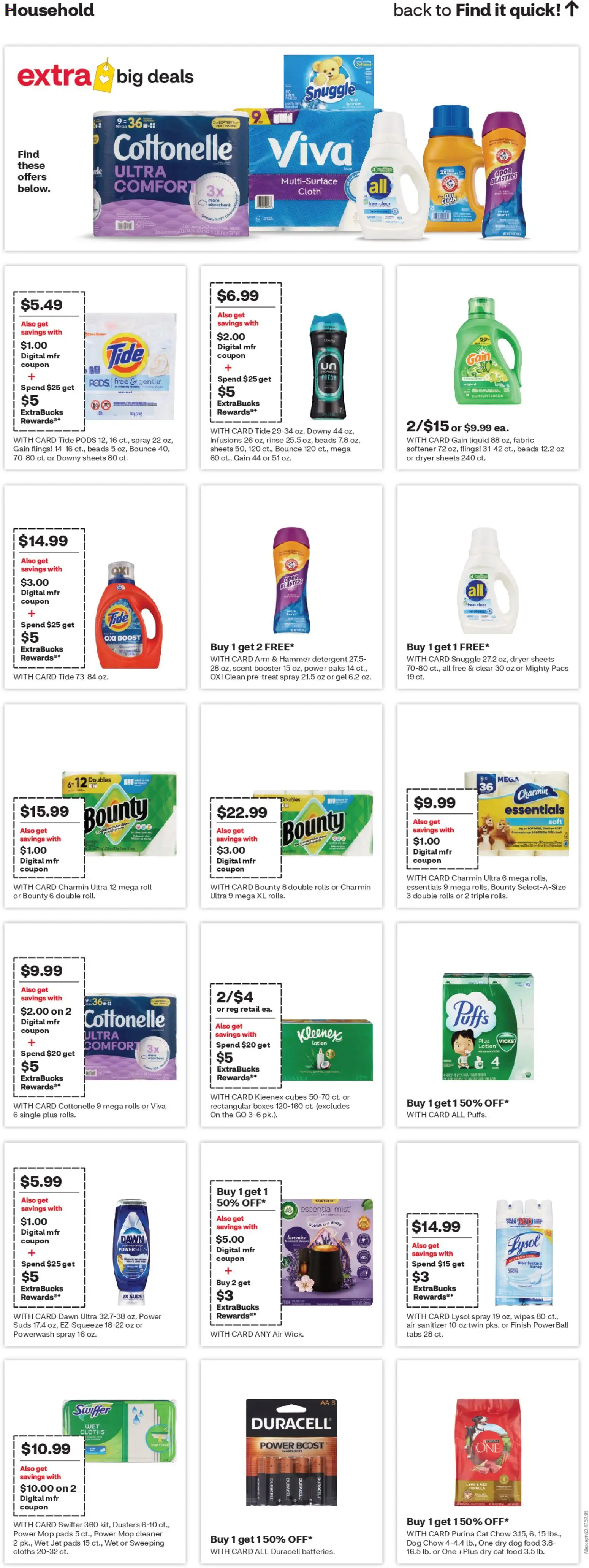 CVS Pharmacy Weekly Ad - valid from 15.02.2026 | Page: 18 | Products: Dog Food, Detergent, Pads, Dryer