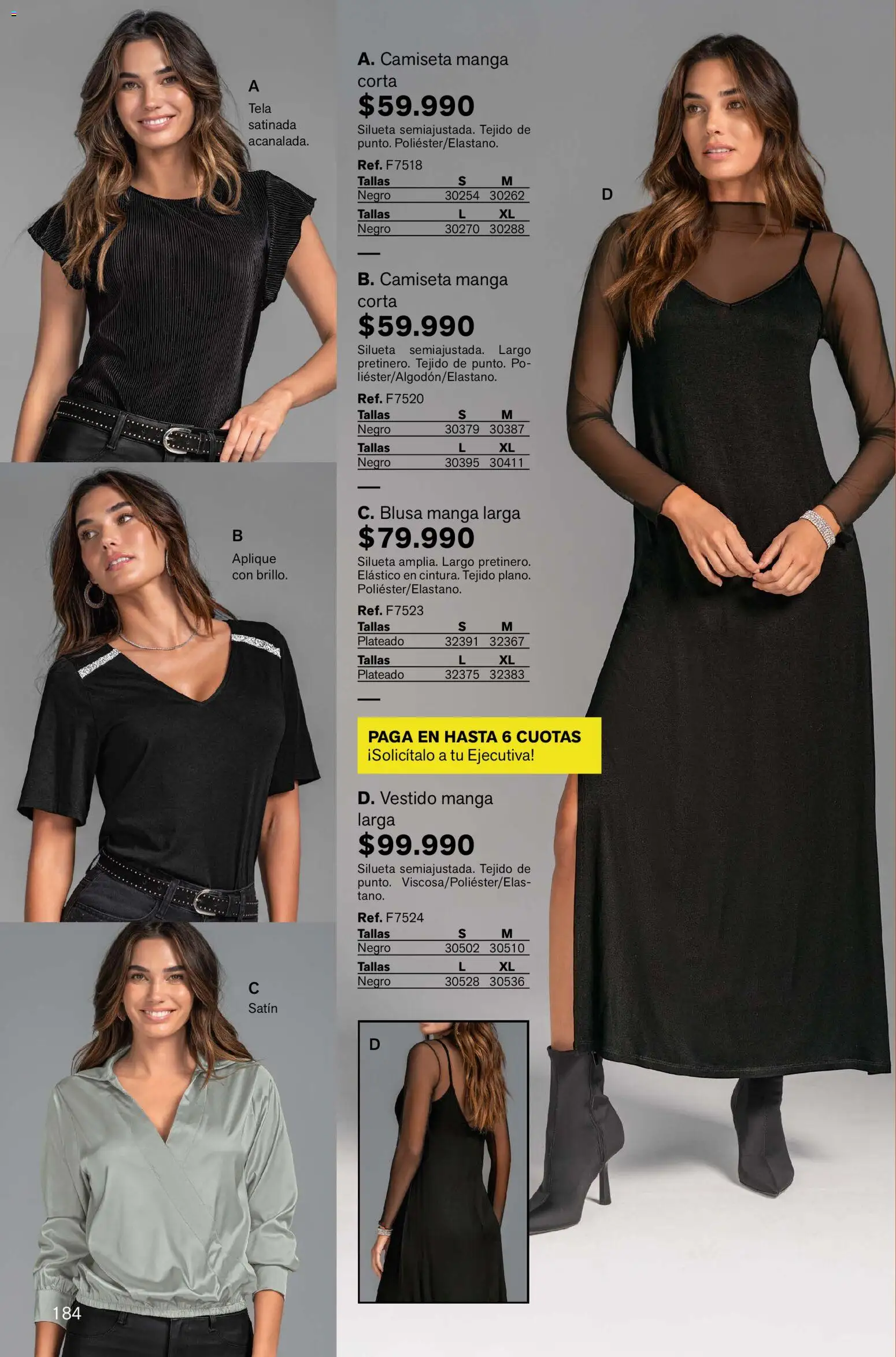 Leonisa revista - valida desde el 02.01.2026 | Página: 184 | Productos: Camiseta, Vestido, Blusa