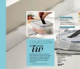 Nuevas ofertas de AVON válidas en toda la República Mexicana desde el 12.09.2025. ¡Encuentra las mejores ofertas en A. Contenedor cuadrado microsellado, Plástico. (208116) 5 pts! | Página: 4