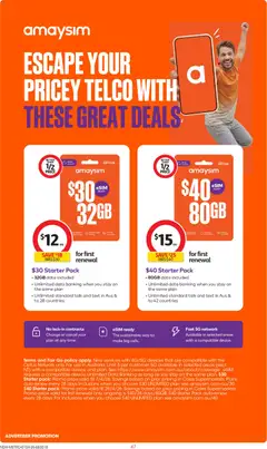 Preview of Coles catalogue  - valid from 01.04.2026 | Page: 47 | Products: Sustainable, Device