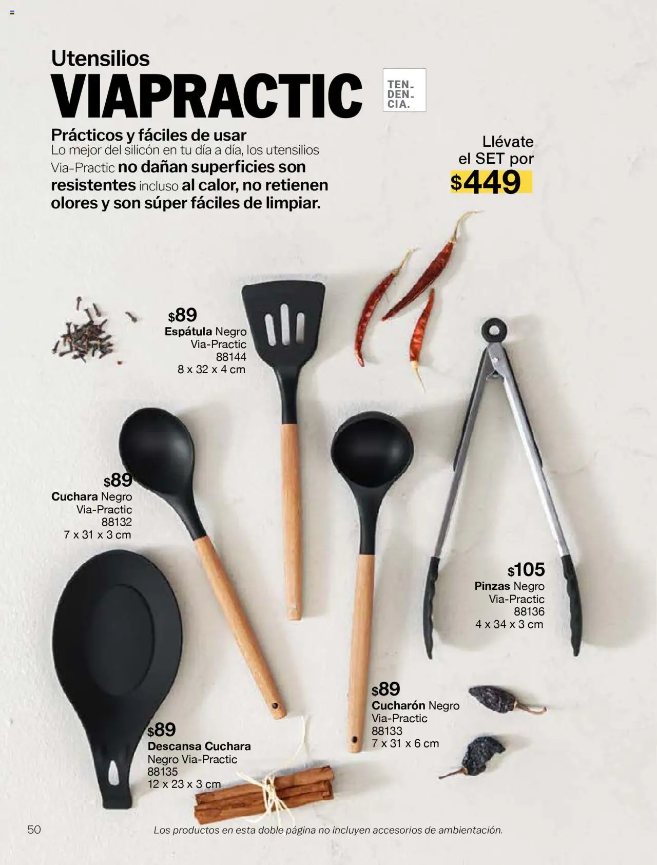Nuevas ofertas de Vianney válidas en toda la República Mexicana desde el 09.09.2024. ¡Encuentra las mejores ofertas en Vianney catálogo - Biasi! | Página: 52 | Productos: Espátula, Cucharón, Cuchara
