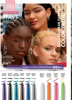 Vista previa de Lápiz delineador retráctil para ojos, Lápiz delineador retráctil para ojos, 10 tonos, 0,24 g, nuevo folleto de la tienda, válido en México a partir del 28.11.2025 | Página: 102 | Productos: Café, Mate, Delineador