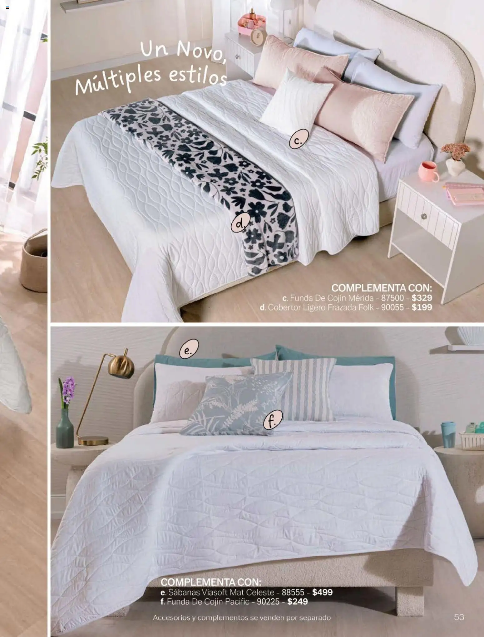 Nuevas ofertas de Vianney válidas en toda la República Mexicana desde el 23.01.2026. ¡Encuentra las mejores ofertas en Vianney catálogo Chavos! | Página: 55 | Productos: Cobertor, Funda, Sabanas