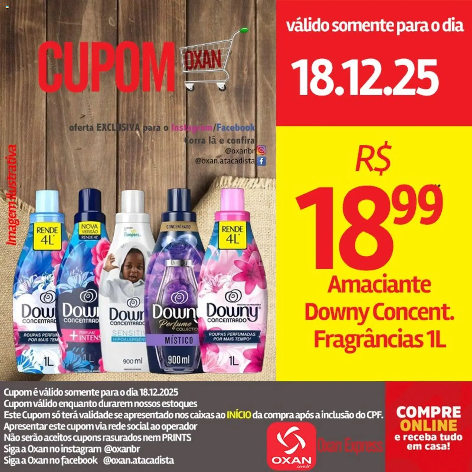 Oxan Atacadista Folheto - válido de 18.12.2025 | Página: 5 | Produtos: Perfume, Roupas, Amaciante