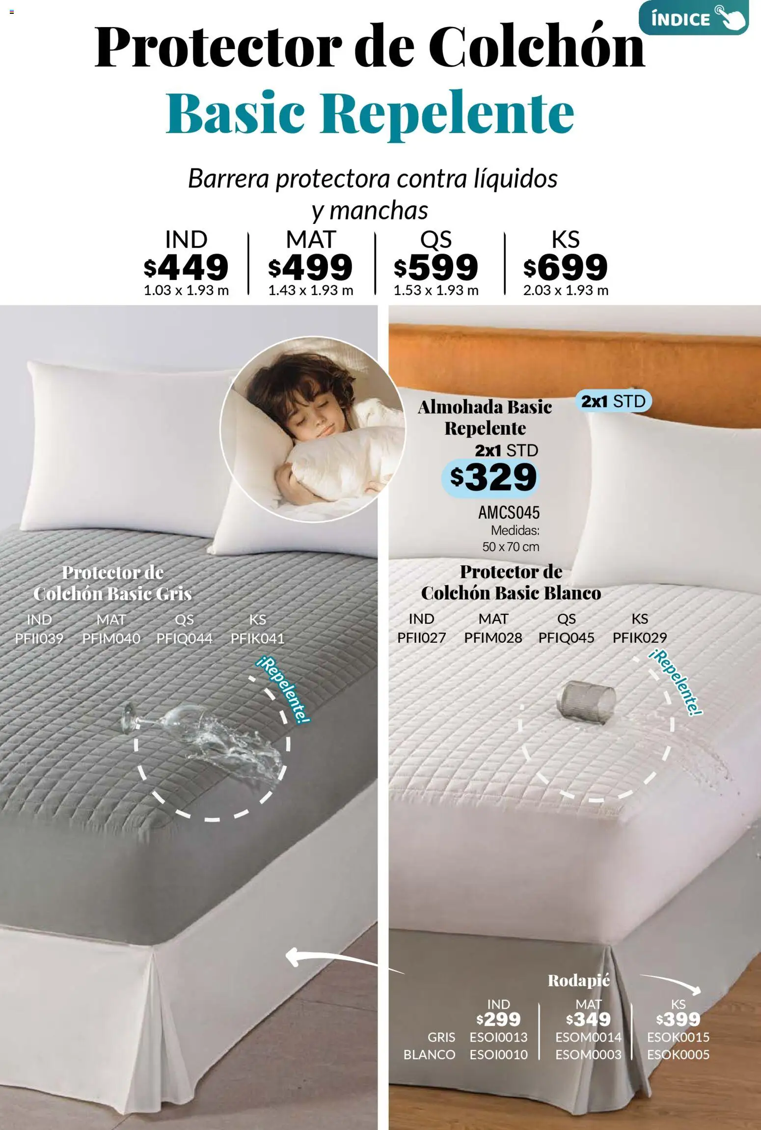 Nuevas ofertas de Colchas Concord válidas en toda la República Mexicana desde el 01.11.2025. ¡Encuentra las mejores ofertas en Colchas Concord Buen Fin! | Página: 217 | Productos: Repelente, Colchón, Almohada