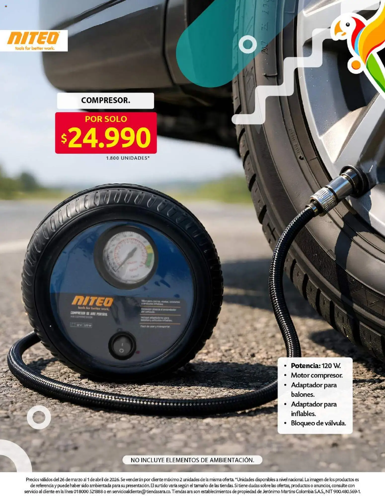 Ara revista - valida desde el 26.03.2026 | Página: 2 | Productos: Adaptador, Sobre