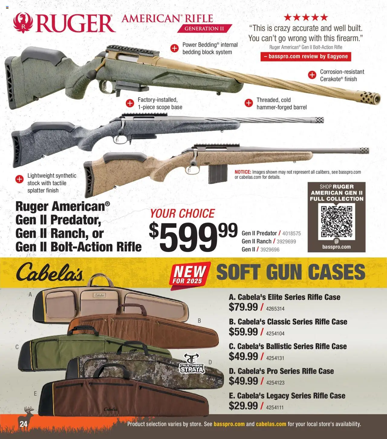 Cabela's Deer Hunting 25 - valid from 01.10.2025 | Page: 24 | Products: Case, Gun, Rifle
