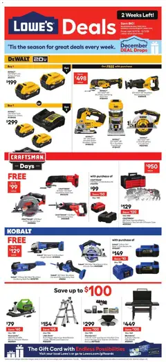 Preview of Lowe's weekly ads valid from 11.12.2025