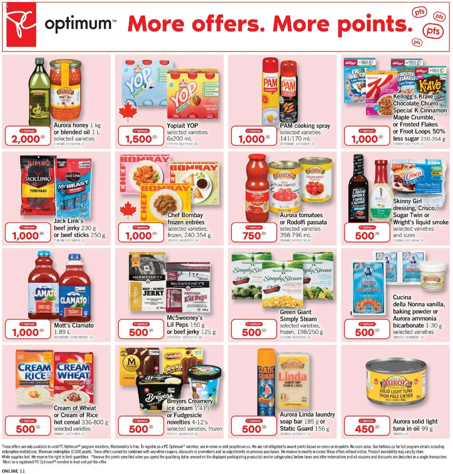 Fortinos flyer valid from 19.03.2026 | Page: 11 | Products: Beef, Ice cream, Chocolate, Tomatoes