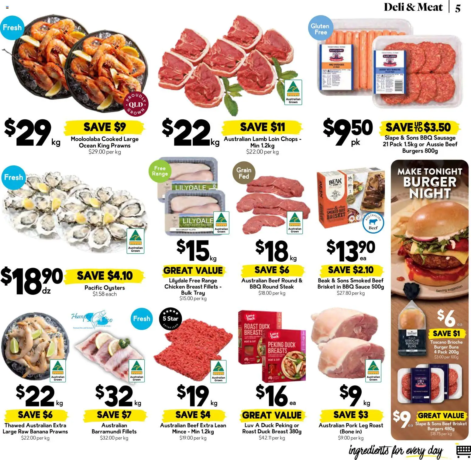 Drakes catalogue - valid from 04.03.2026 | Page: 5 | Products: Duck, Oysters, Sauce, Sausage