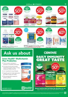 Preview of Terry White catalogue  - valid from 16.04.2026 | Page: 19 | Products: Oil, Fish, Multivitamin, Tablets