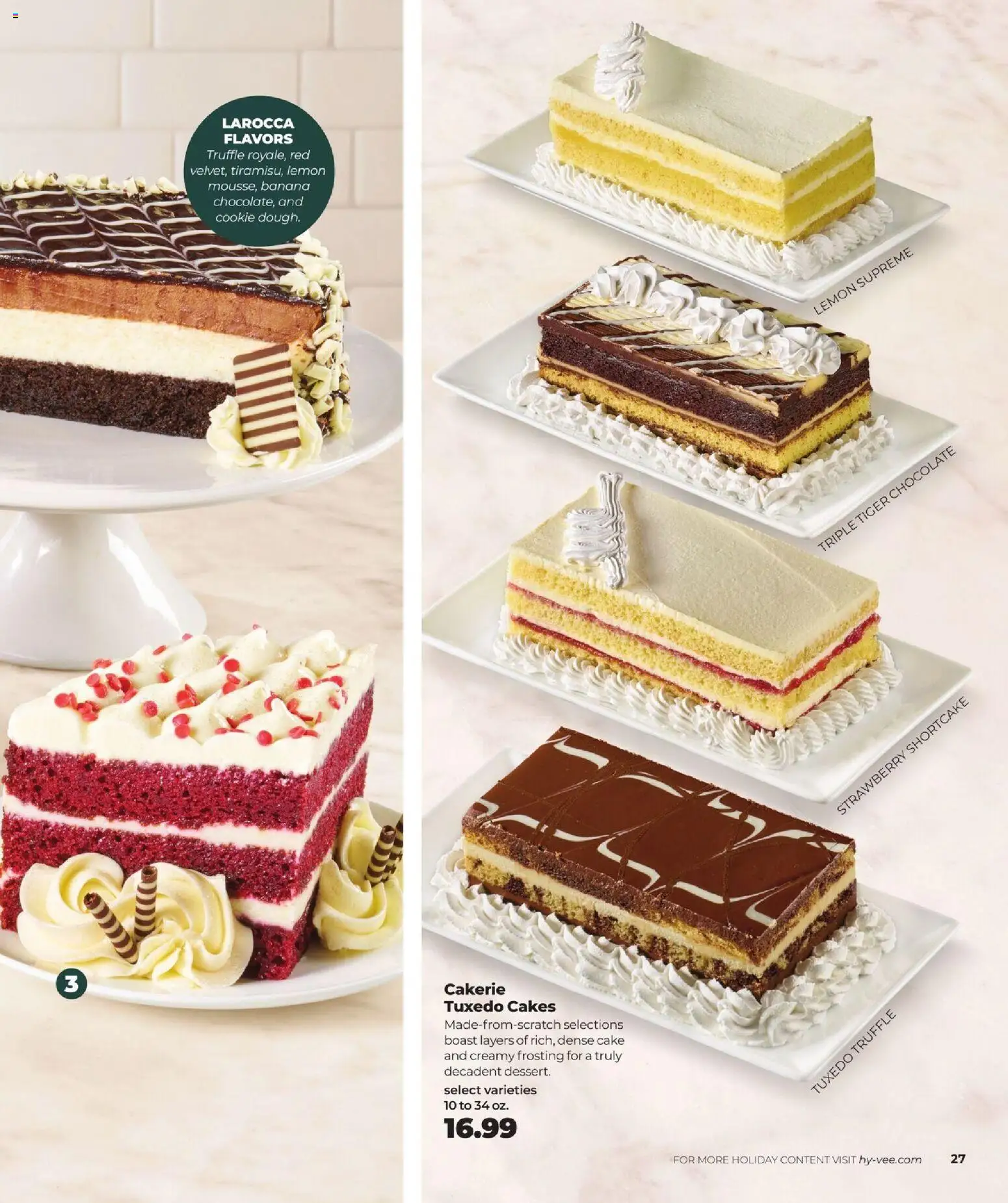 HyVee Holiday Entertaining - valid from 10.11.2025 | Page: 29 | Products: Chocolate, Lemon