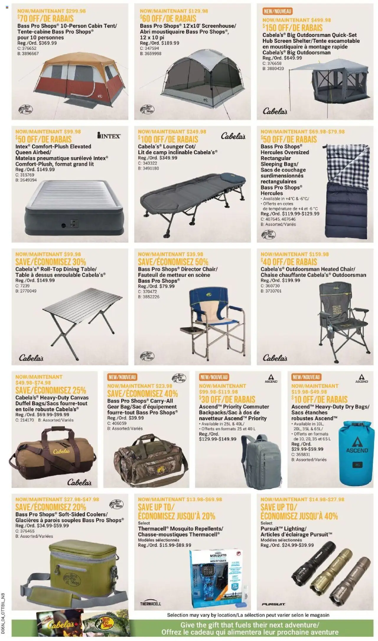Cabelas flyer valid from 17.07.2025 | Page: 5 | Products: Table