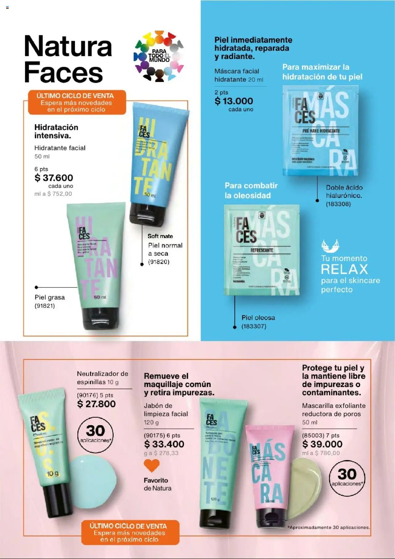 Natura revista - valida desde el 03.09.2025 | Página: 88 | Productos: Mascarilla, Maquillaje, Máscara, Jabón